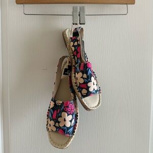 [Marimekko × UNIQLO] Floral Sandals - Pink and Navy